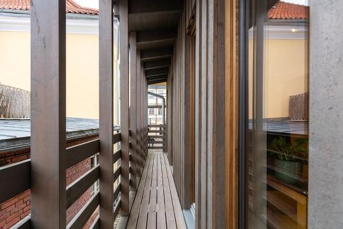 Balcony/terrace, Ruutli Apartments in Tartu Old Town in Tartu