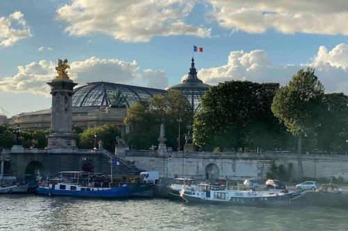 Péniche de charme au pont Alexandre III - Hôtel - Paris