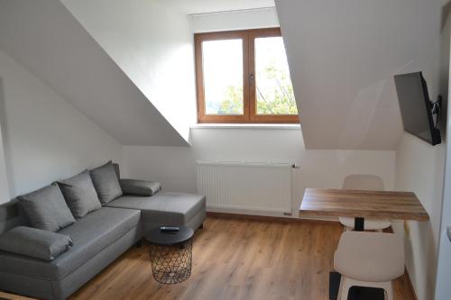 共用Lounge/電視區, Apartmán Benešovka (Apartman Benesovka) in 華哥夫