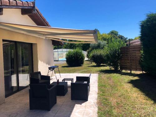 Maison d'une chambre avec piscine privee jardin clos et wifi a Pontenx les Forges - Location saisonnière - Pontenx-les-Forges