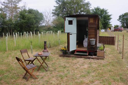 The Falgate Shepherd's Hut in Caston