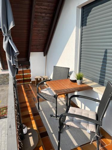 Erkély/terasz, Ferienwohnung Christa in Bullay