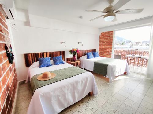 balkon/terras, Hotel Rosita in Puerto Vallarta