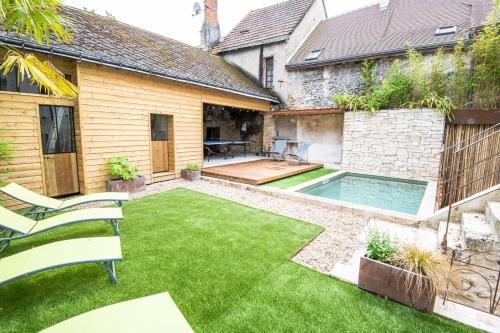 Maison paradisiaque avec piscine gîte à louer Mosnes