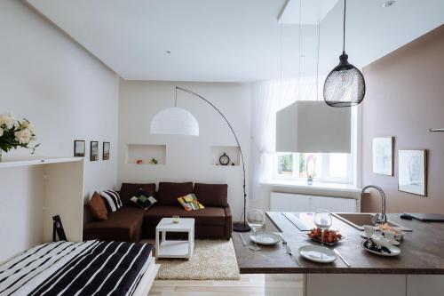 New stylish studio in the center, Riga