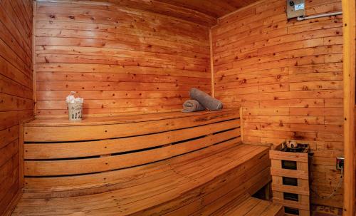 Szauna, Hotel Kantarrana Urbana Jardin in Jardin