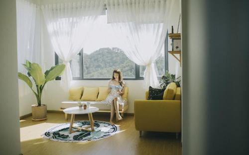 Lux Nest Villa Đà Lạt - 공용 라운지/TV 시청 구역