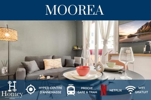 HOMEY Moorea - Hyper-centre/ Proche Genève/ wifi