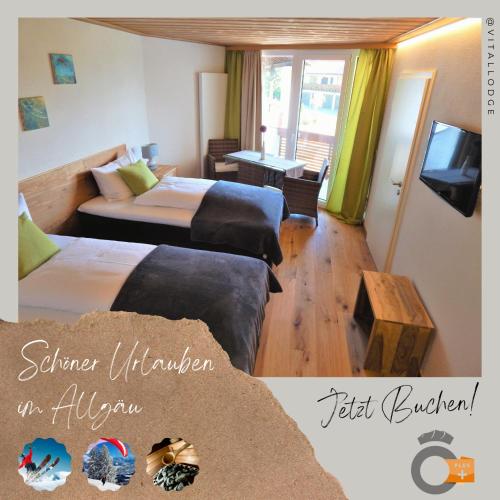 Vital Lodge Allgäu mit Schwimmbad, Sauna & Oberstaufen PLUS in Oberstaufen, Deutschland