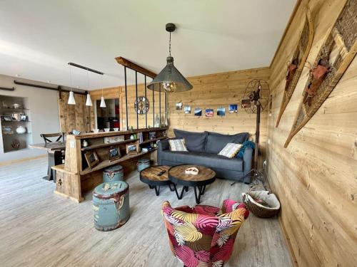 Appartement 6 personnes avec vue sur le Mont-Blanc - Location saisonnière - Passy