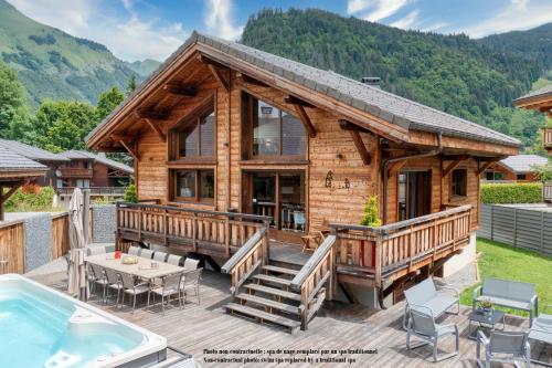 Balcony/terrace, Chalet Paradis Blanc Morzine in Morzine