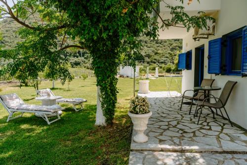 Balcony/terrace, Villa Marina in Karavostasi