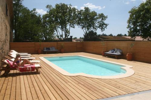 Swimming pool, Le Gite de la Prunette in Le Grau d'Agde
