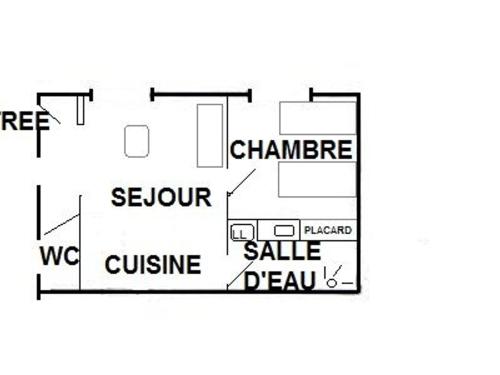 Gîte Vincey, 2 pièces, 2 personnes - FR-1-589-262