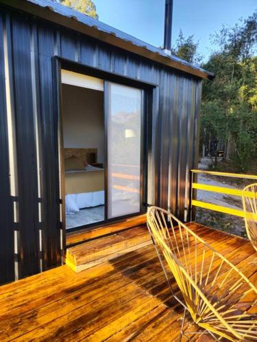 Balcony/terrace, Complejo de Cabanas Eco-sustentables - La escondida - in Lozano