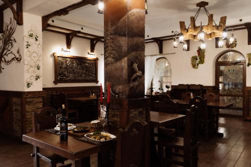 Restorāns, Oksamit Resort in Vorokhta