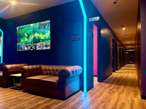 Shared lounge/TV area, Arena eSports @ Orchard near Orchard Road