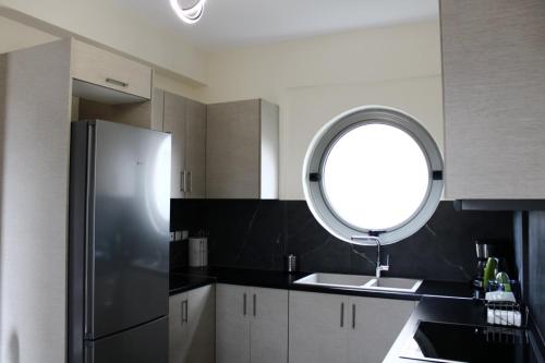 Konyha, Dream Maisonete With Garden Near In Sea in Longos Aegio