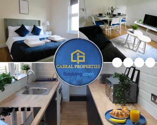 Spacious Three Bedroom House At Cabral Properties Short Lets And Serviced Accommodation Luton Garden - Airport - Apartment - Luton