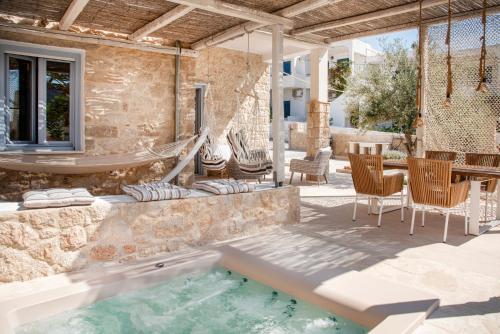 TERRA E SOLE spa suite Aegina gîte à louer Ormískos Souválas