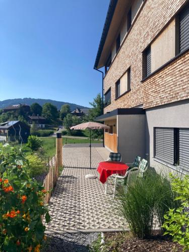 Balkons/terase, Ferienwohnung Grunholz in Andelsbuch