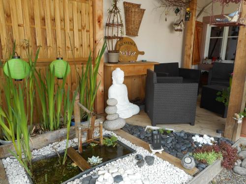 Balkons/terase, Gite La Charmaie in Husseren-Wesserling