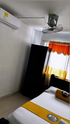 1 double bed