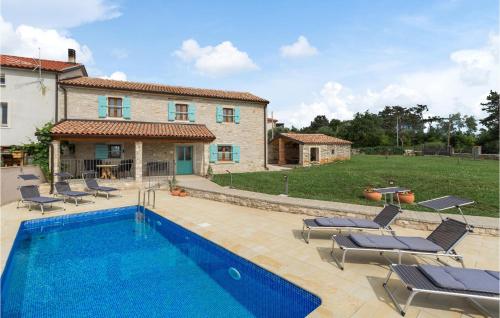 Stunning Home In Buje With Outdoor Swimming Pool, Wifi And 3 Bedrooms