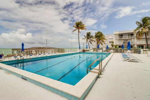 Ocean-View Key Colony Beach Condo with Pool Access!