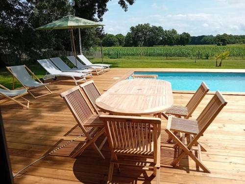 Iekārtas, Maison neuve avec piscine chauffée, 4 kms de Contis plage (Maison neuve avec piscine chauffee, 4 kms de Contis plage) in St Julien En Born