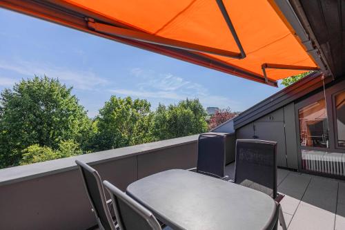 Erkély/terasz, Ferienwohnpark Immenstaad am Bodensee Maisonette-Wohnung 49 43 in Immenstaad am Bodensee