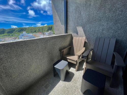 Balcony/terrace, 初約旅宿 Meet B&B in Green Island
