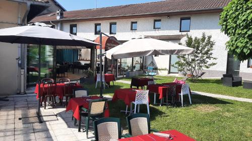 Étterem, Hôtel La Parenthèse (Hotel La Parenthese) in Attignat