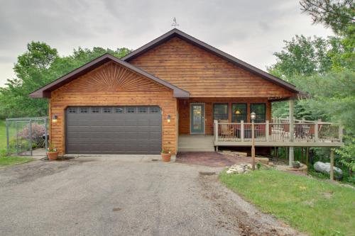 Cozy Frazee Lake Home with Hot Tub and Fire Pit!