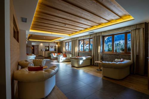 Előcsarnok, Hotel Crozzon in Madonna di Campiglio Városközpont