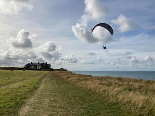 Cliff-top Coastguard's Cottage, an Off-Grid Escape