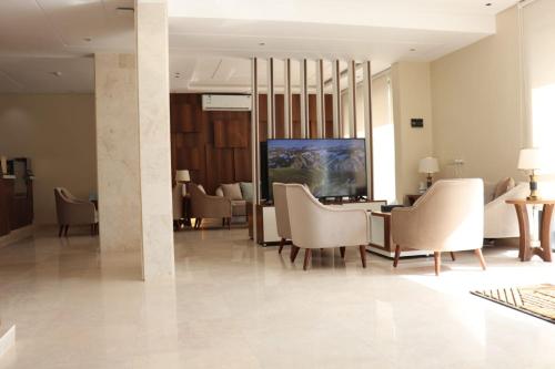 ล็อบบี้, أبهى سكن للشقق المخدومة (أبهى سكن للشقق المخدومة) near สนามบินภูมิภาคอับฮา