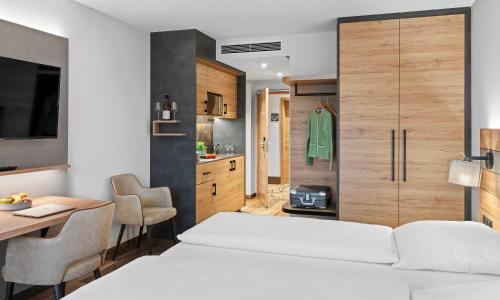 1 double bed