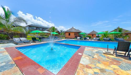 Uitzicht, Lemon Beach Resort in Elmina