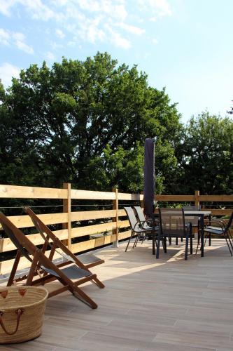 Balcony/terrace, Gite de la Forge, le Grenier in Chatillon-sur-Indre