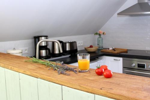 Kitchen, Gite de la Forge, le Grenier in Chatillon-sur-Indre