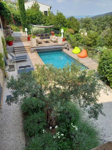 Rez de Jardin d'une Bastide VILLA LA GARDI avec Piscine privée - Location saisonnière - La Garde-Freinet