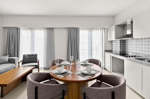 廚房, Casa Barros Vacation Condos in 馬薩特蘭市中心