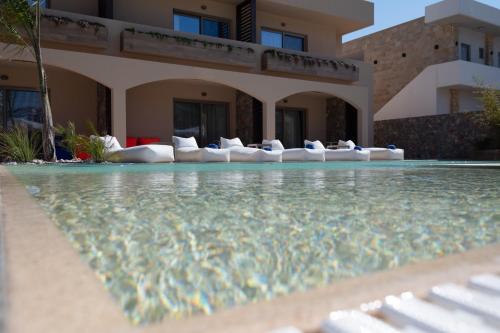 Exterior view of Prasonisi Lighthouse Boutique Hotel