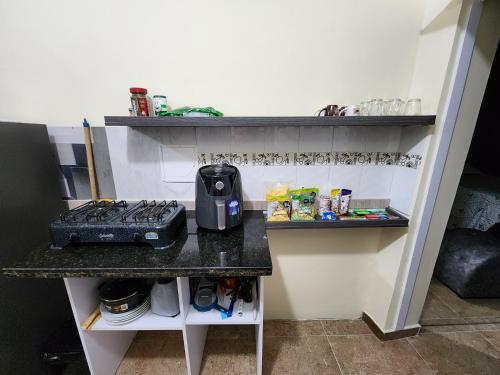 virtuve, Alojamiento con Aire acondicionado - Shelter La Perla in San Carlos