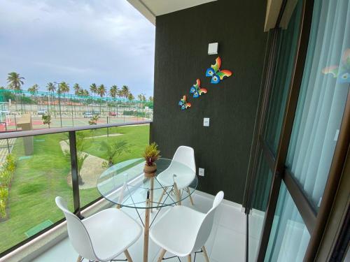 Balcony/terrace, Flat Mana Beach 121 D Pono Muro Alto in Muro Alto Beach