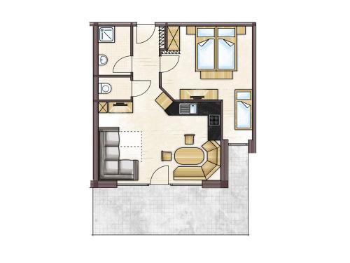 Standard Apartment with Terrace or Balcony
