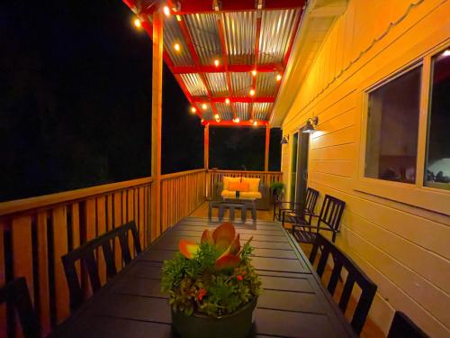 Balcony/terrace, Private Wine Country-River Bungalow! Sunny Treetop Views - Pets Stay Free in Forestville (CA)
