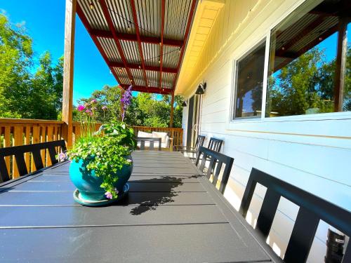 Private Wine Country-River Bungalow! Sunny Treetop Views - Pets Stay Free