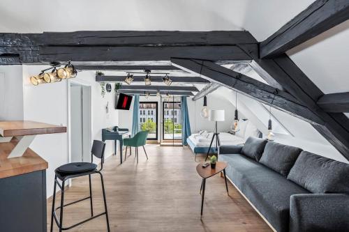 NUVANA FLATS - Loft 522 Dachterrasse mit Altstadtflair in Ansbach, Deutschland
